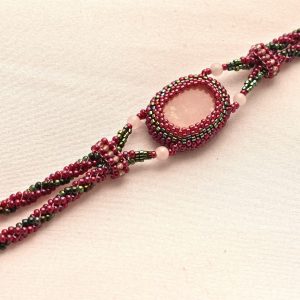 Bracelet femme rose opale, Bijoux d'Art Magenta, Indre-et-Loire, 37
